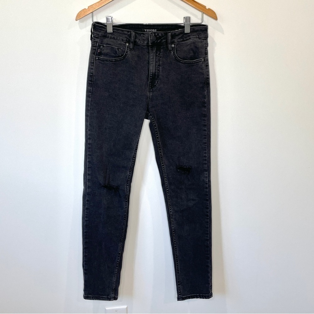 Vigoss Ace Black Skinny High Rise Jeans